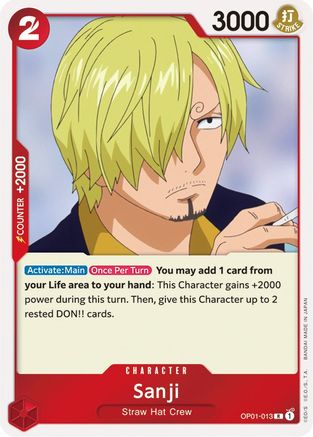 Sanji (OP01-013) - Romance Dawn Foil | Grognard Games