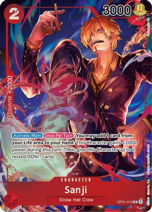 Sanji (Parallel) (OP01-013) - Romance Dawn Foil | Grognard Games