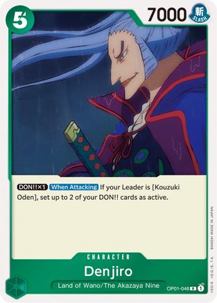 Denjiro (OP01-046) - Romance Dawn Foil | Grognard Games