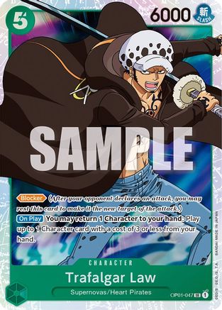 Trafalgar Law (047) (OP01-047) - Romance Dawn Foil | Grognard Games