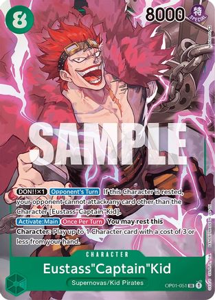 Eustass"Captain"Kid (Parallel) (OP01-051) - Romance Dawn Foil | Grognard Games