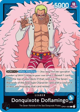 Donquixote Doflamingo (060) (OP01-060) - Romance Dawn | Grognard Games