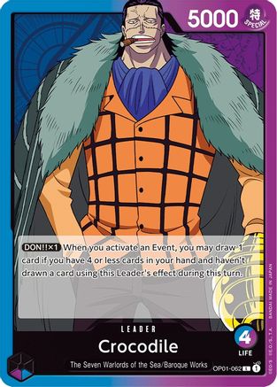Crocodile (062) (OP01-062) - Romance Dawn | Grognard Games
