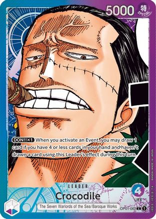 Crocodile (062) (Parallel) (OP01-062) - Romance Dawn Foil | Grognard Games