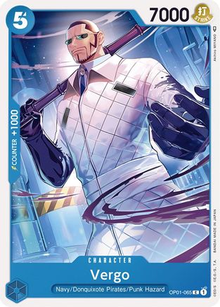 Vergo (OP01-065) - Romance Dawn | Grognard Games