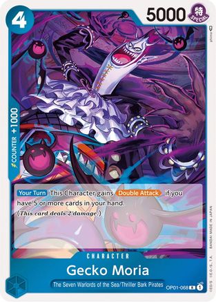 Gecko Moria (OP01-068) - Romance Dawn Foil | Grognard Games