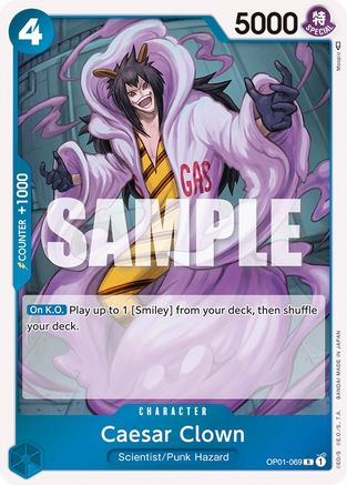 Caesar Clown (OP01-069) - Romance Dawn Foil | Grognard Games