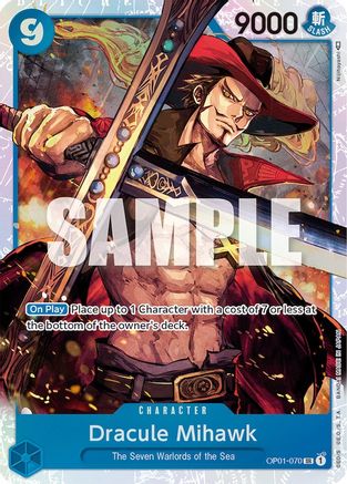 Dracule Mihawk (OP01-070) - Romance Dawn Foil | Grognard Games
