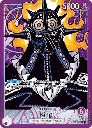 King (091) (Parallel) (OP01-091) - Romance Dawn Foil | Grognard Games