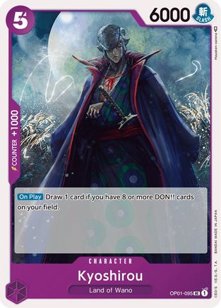 Kyoshirou (OP01-095) - Romance Dawn | Grognard Games