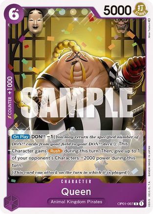 Queen (OP01-097) - Romance Dawn Foil | Grognard Games