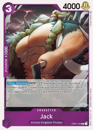 Jack (OP01-102) - Romance Dawn Foil | Grognard Games