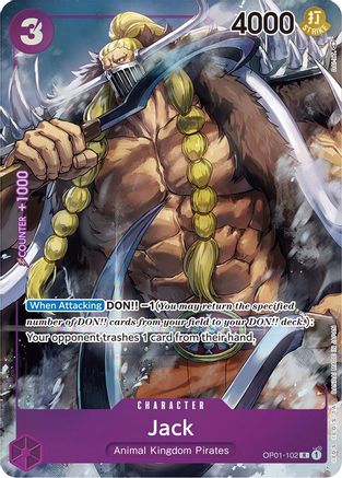 Jack (Parallel) (OP01-102) - Romance Dawn Foil | Grognard Games