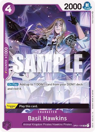 Basil Hawkins (OP01-106) - Romance Dawn | Grognard Games