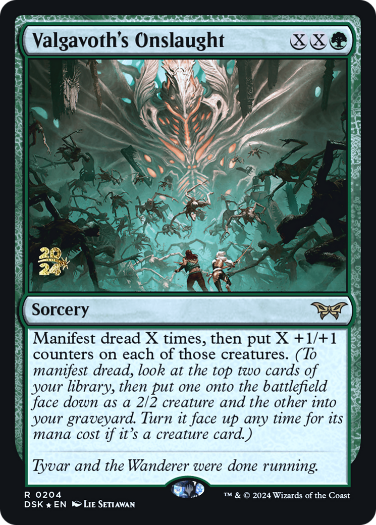 Valgavoth's Onslaught [Duskmourn: House of Horror Prerelease Promos] | Grognard Games