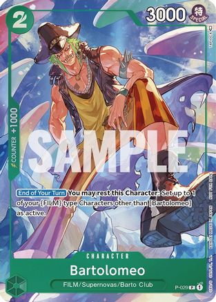 Bartolomeo (Event Pack Vol. 1) (P-029) - One Piece Promotion Cards Foil | Grognard Games