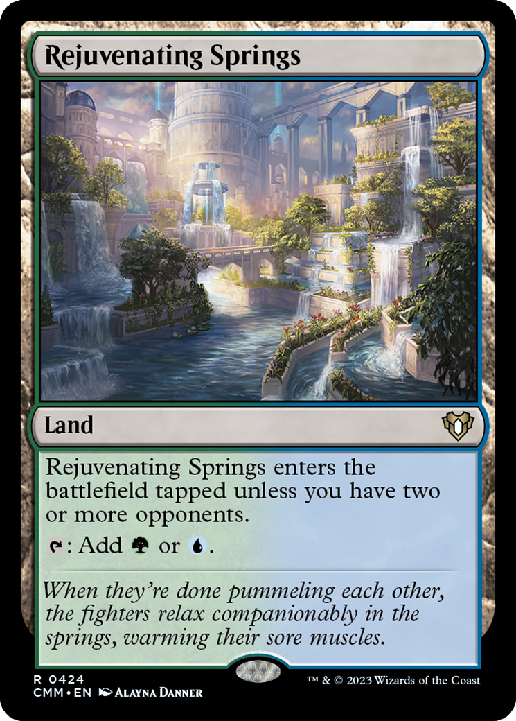 Rejuvenating Springs [Commander Masters] | Grognard Games