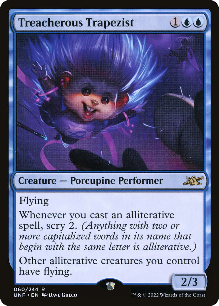 Treacherous Trapezist [Unfinity] | Grognard Games