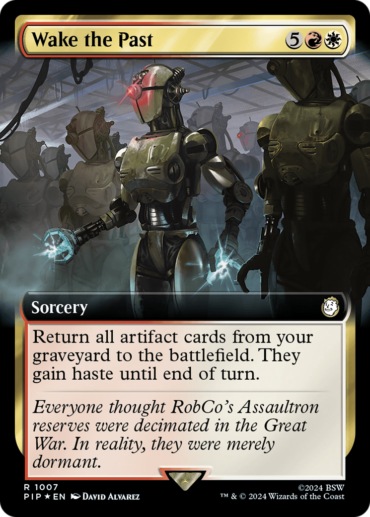 Wake the Past (Extended Art) (Surge Foil) [Fallout] | Grognard Games