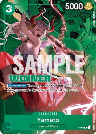 Yamato - P-008 (Winner Pack Vol. 1) (P-008) - One Piece Promotion Cards | Grognard Games