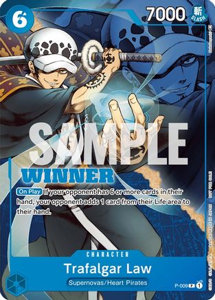 Trafalgar Law - P-009 (Winner Pack Vol. 1) (P-009) - One Piece Promotion Cards | Grognard Games