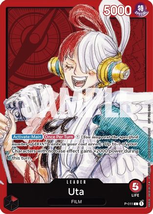 Uta (One Piece Film Red) (P-011) - One Piece Promotion Cards | Grognard Games