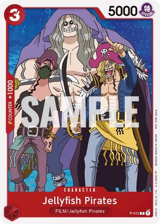Jellyfish Pirates (One Piece Film Red) (P-012) - One Piece Promotion Cards | Grognard Games
