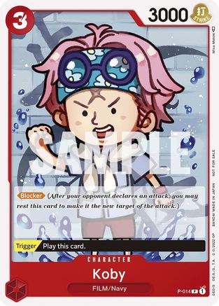Koby (One Piece Film Red) (P-014) - One Piece Promotion Cards | Grognard Games