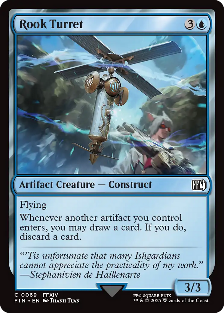 Rook Turret (FIN-069) - FINAL FANTASY Foil | Grognard Games
