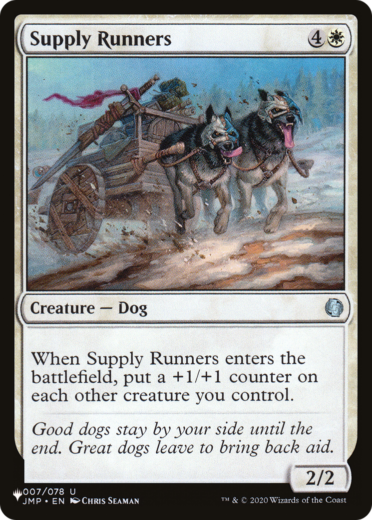 Supply Runners [The List] | Grognard Games
