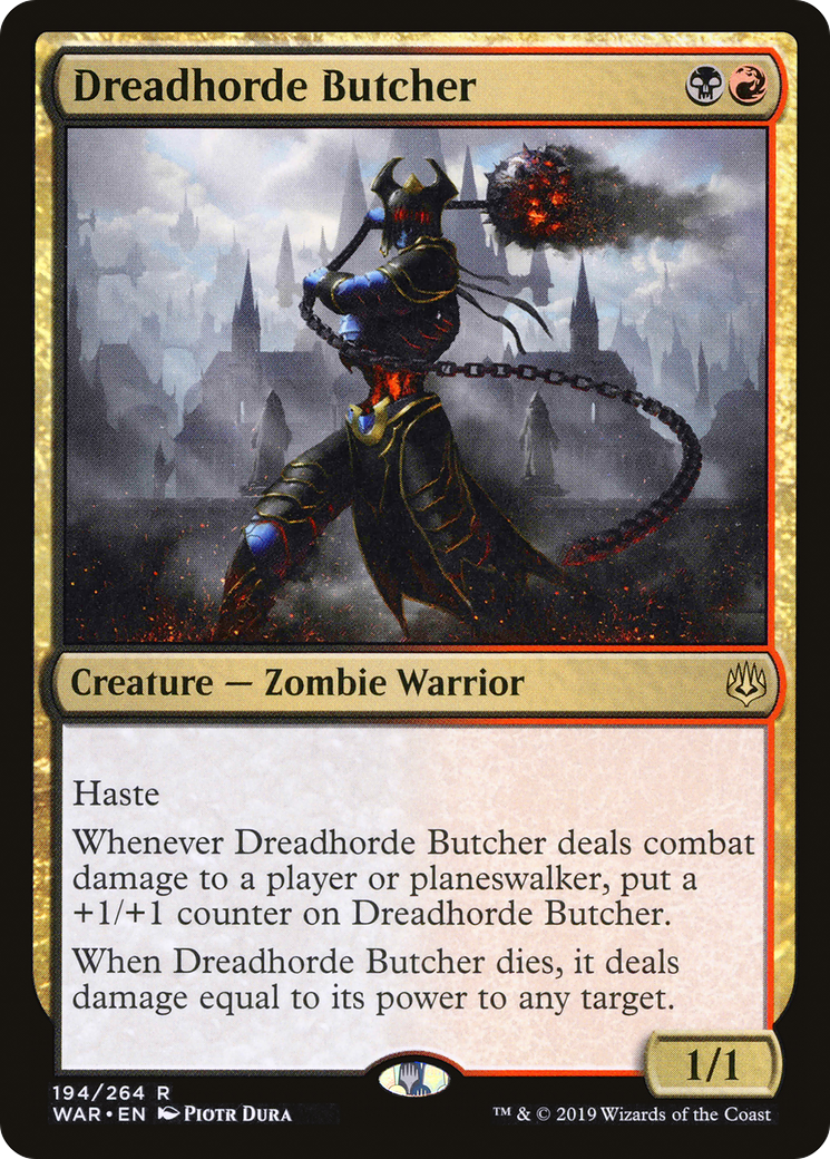 Dreadhorde Butcher [War of the Spark] | Grognard Games