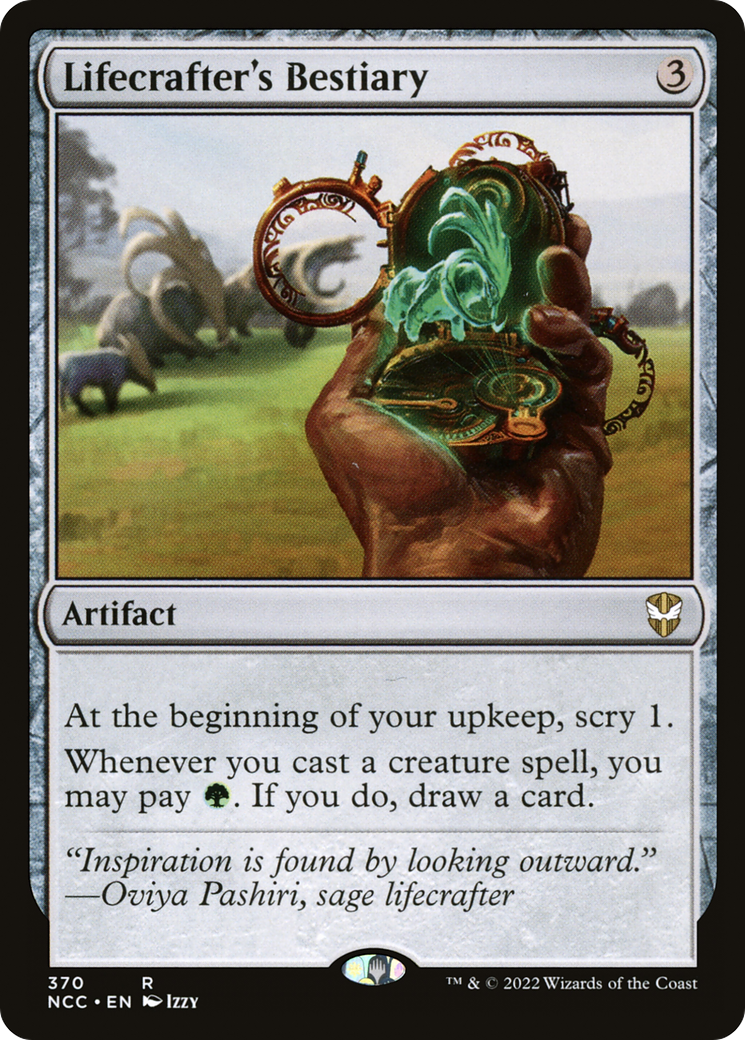 Lifecrafter's Bestiary [Streets of New Capenna Commander] | Grognard Games