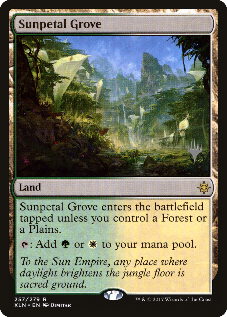 Sunpetal Grove (Promo Pack) [Ixalan Promos] | Grognard Games
