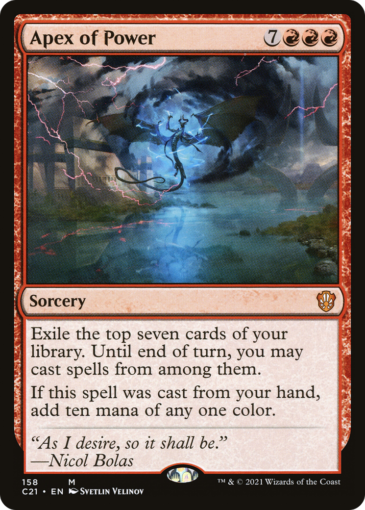 Apex of Power [Commander 2021] | Grognard Games