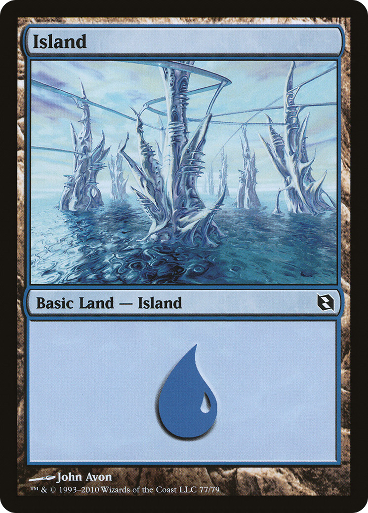 Island (77) [Duel Decks: Elspeth vs. Tezzeret] | Grognard Games