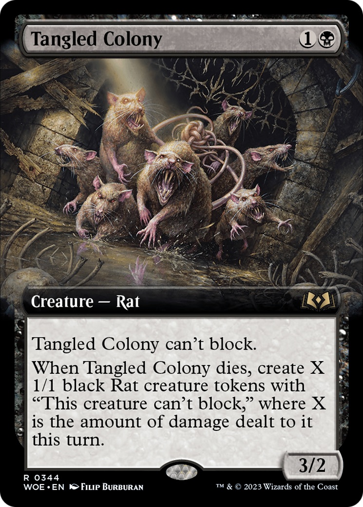 Tangled Colony (Extended Art) [Wilds of Eldraine] | Grognard Games