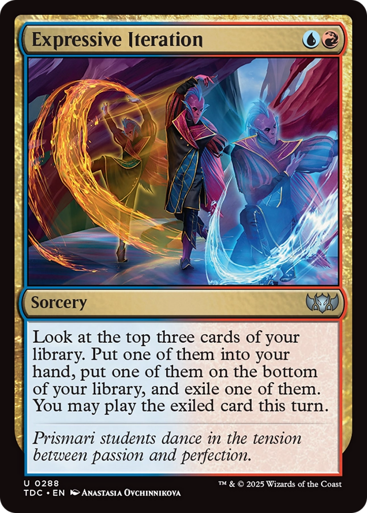 Expressive Iteration [Tarkir: Dragonstorm Commander] | Grognard Games