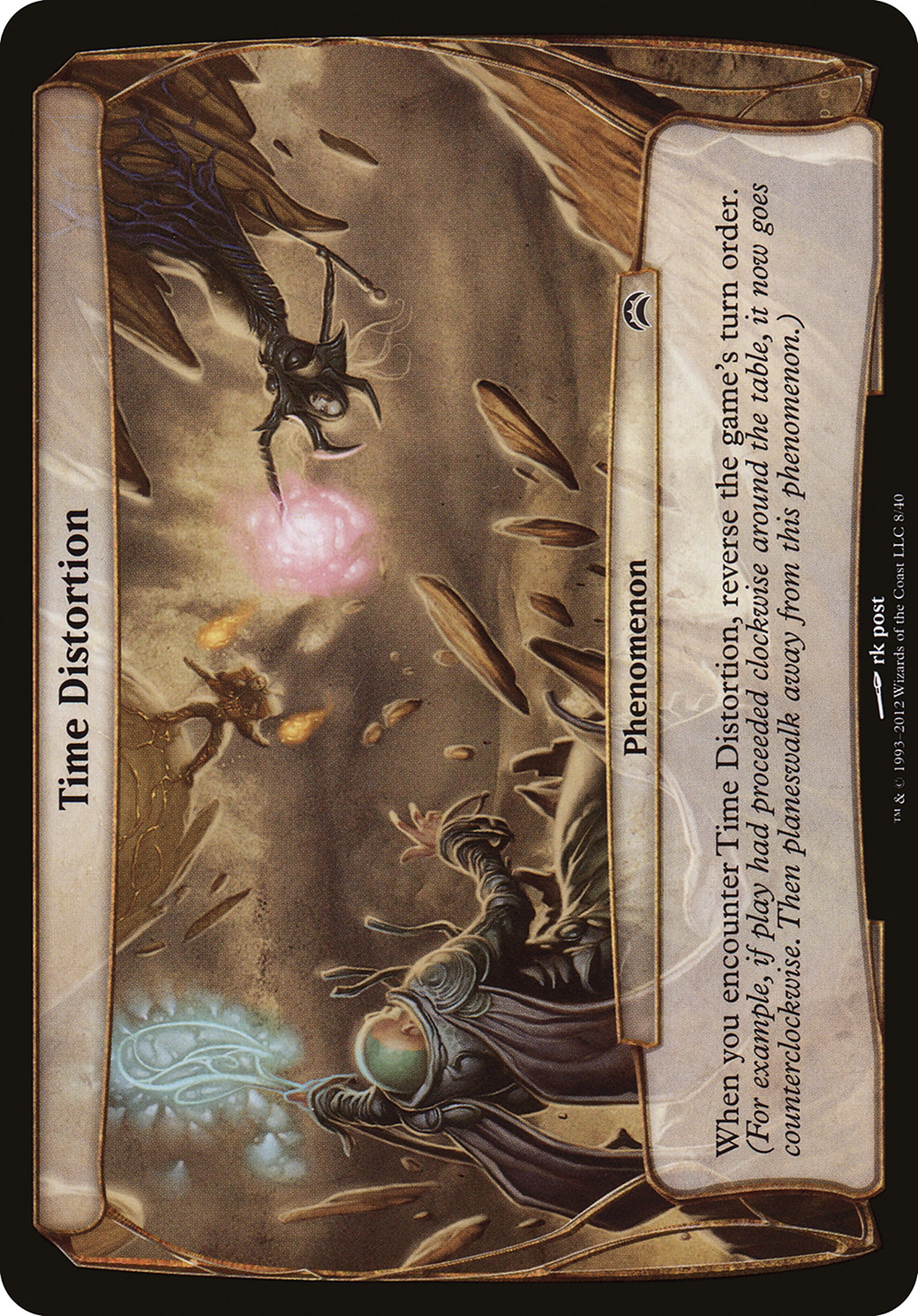 Time Distortion (Planes) [Planechase 2012 Planes] | Grognard Games
