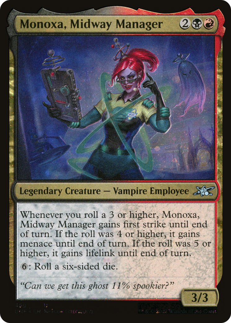 Monoxa, Midway Manager (Galaxy Foil) [Unfinity] | Grognard Games