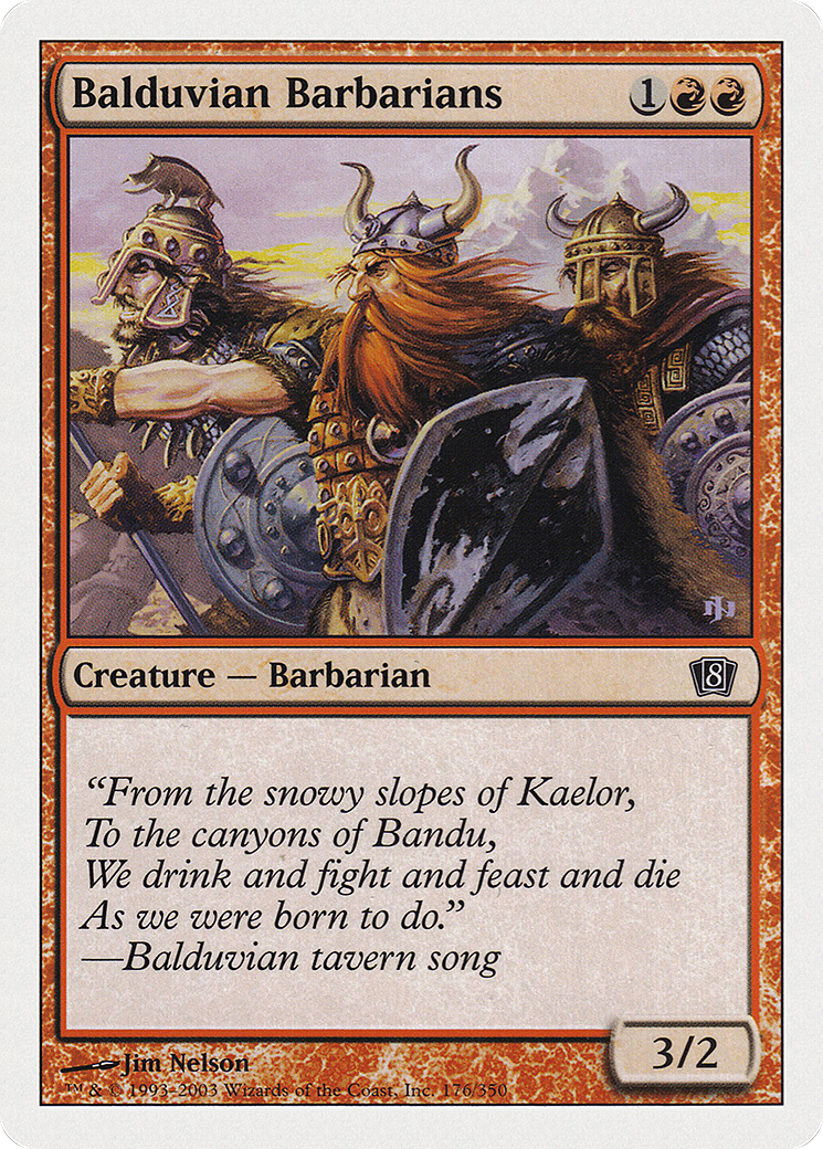 Balduvian Barbarians [Eighth Edition] | Grognard Games