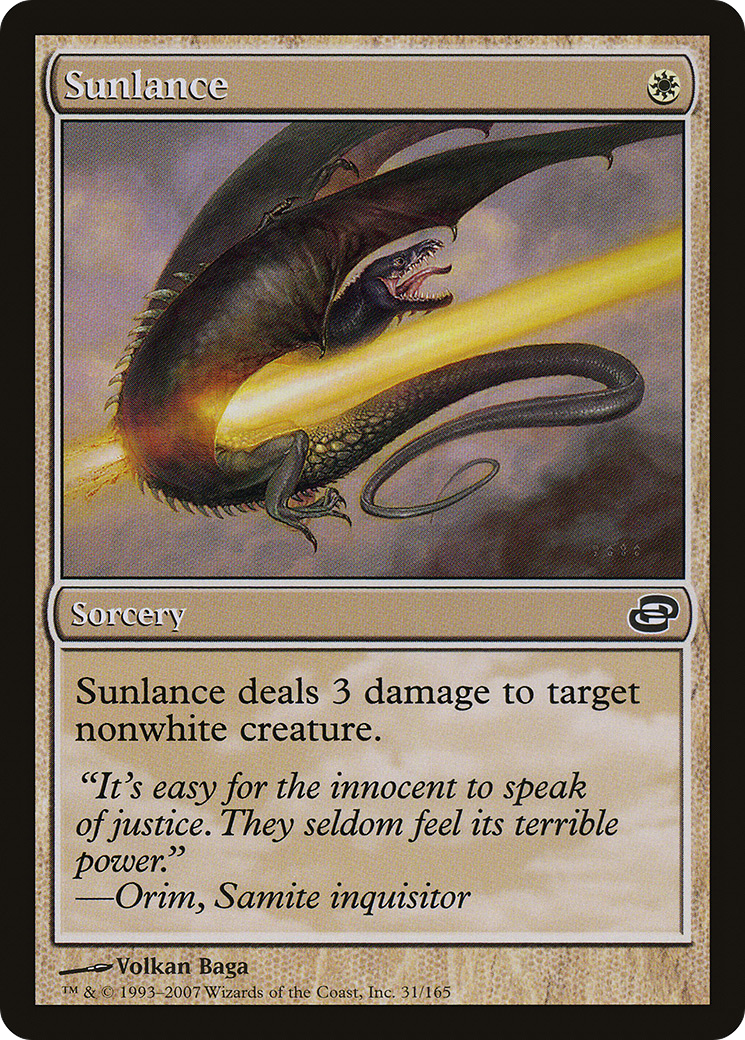 Sunlance (PLC-031) - Planar Chaos: (colorshifted) | Grognard Games