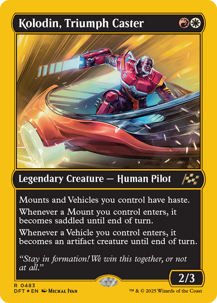 Kolodin, Triumph Caster (First-Place Foil) [Aetherdrift] | Grognard Games
