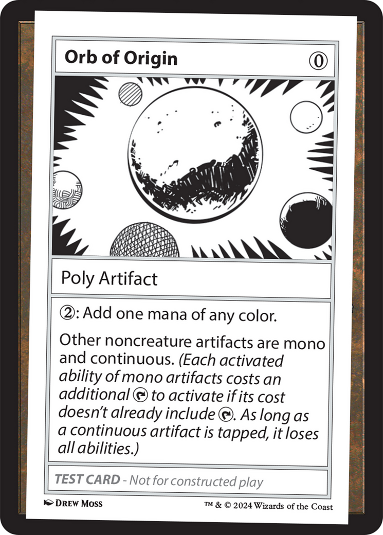 Orb of Origin [Mystery Booster 2 Playtest Cards] | Grognard Games