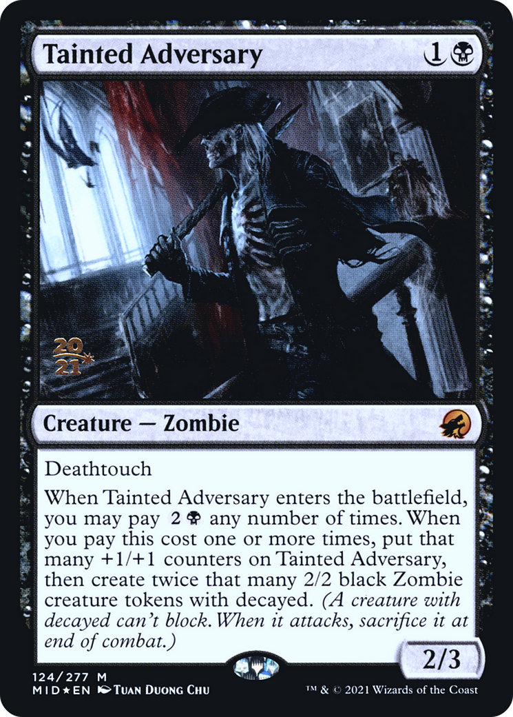 Tainted Adversary [Innistrad: Midnight Hunt Prerelease Promos] | Grognard Games