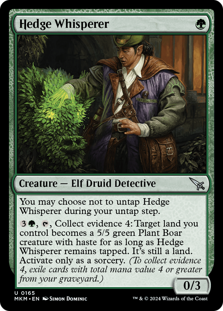 Hedge Whisperer [Murders at Karlov Manor] | Grognard Games