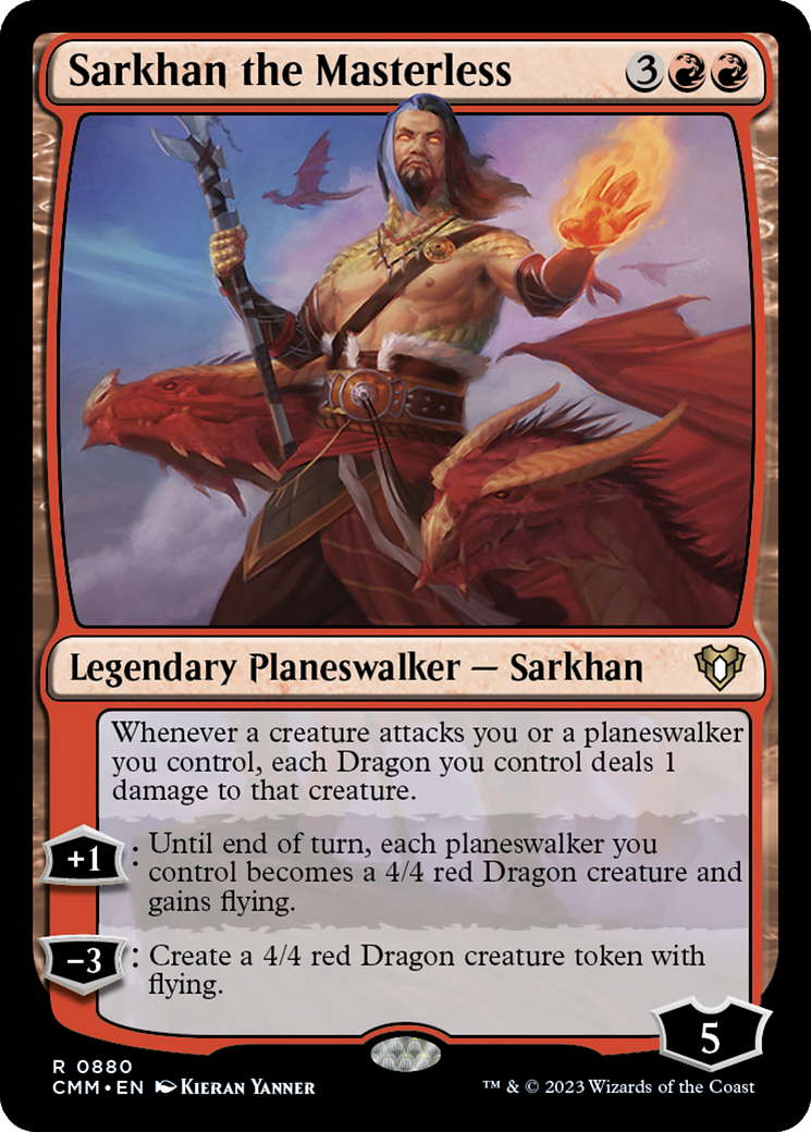 Sarkhan the Masterless [Commander Masters] | Grognard Games