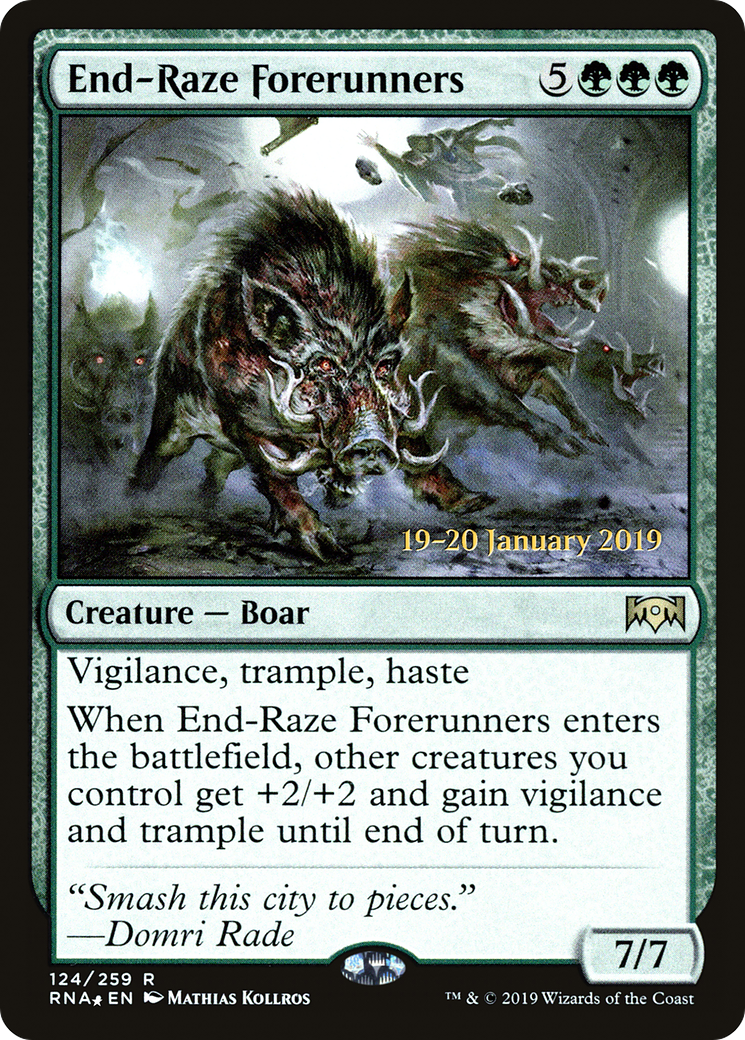 End-Raze Forerunners [Ravnica Allegiance Prerelease Promos] | Grognard Games