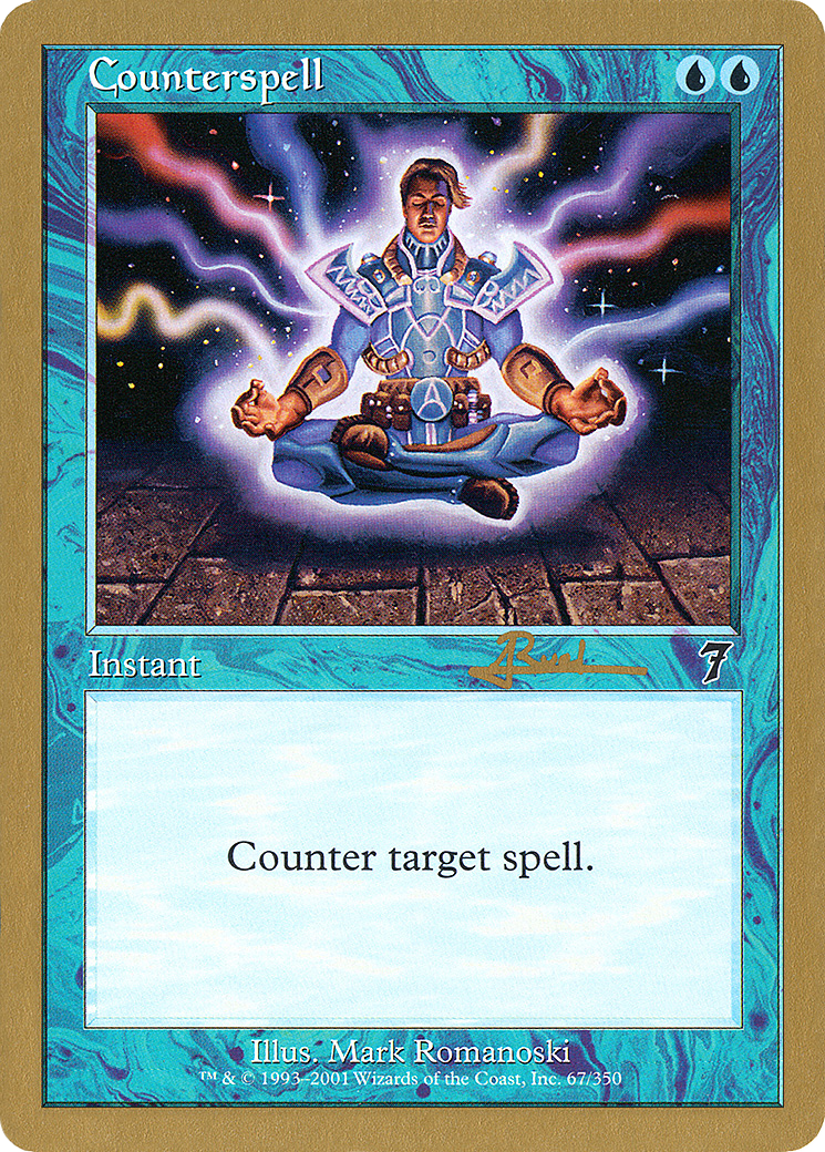 Counterspell (Antoine Ruel) (7ED) [World Championship Decks 2001] | Grognard Games