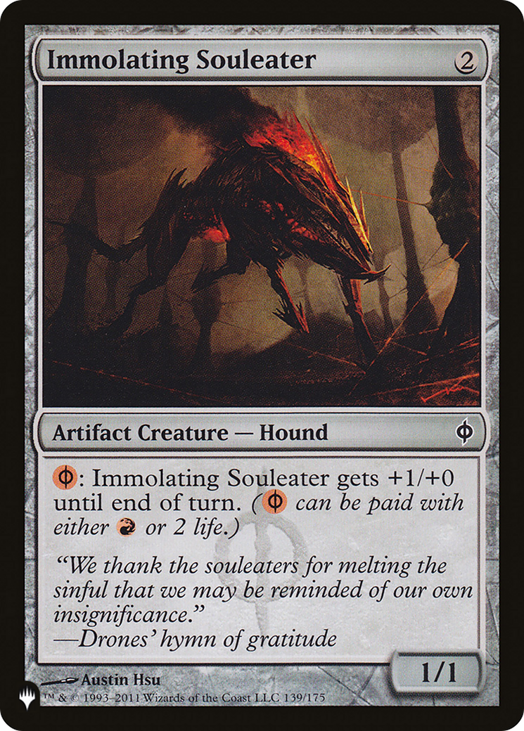 Immolating Souleater [The List] | Grognard Games