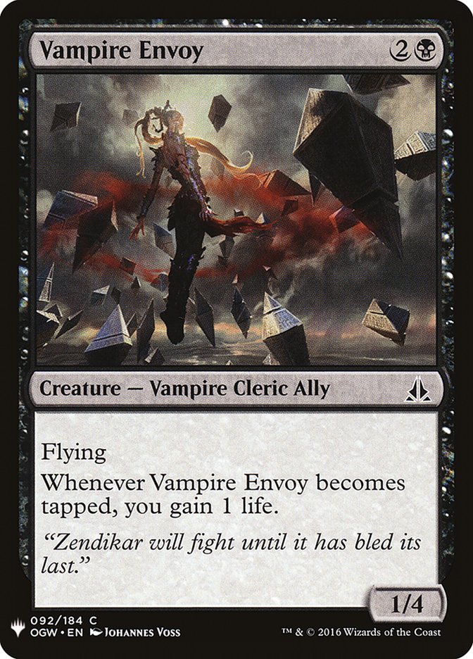 Vampire Envoy [Mystery Booster] | Grognard Games